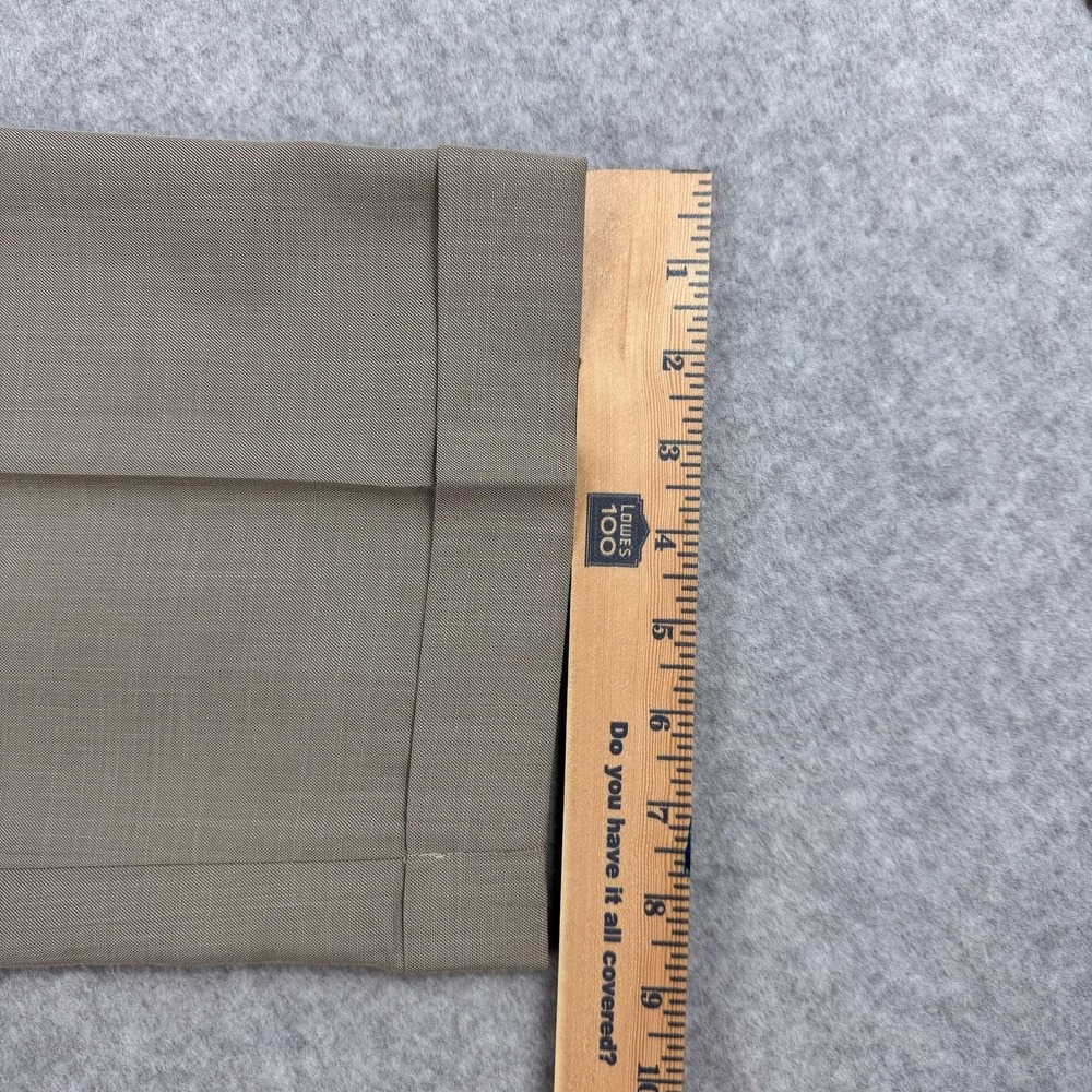 Lauren Ralph Lauren Dress Pants Mens 38 Beige Pleated Cuffed‎ Classic Work 38x30 - Picture 8 of 9